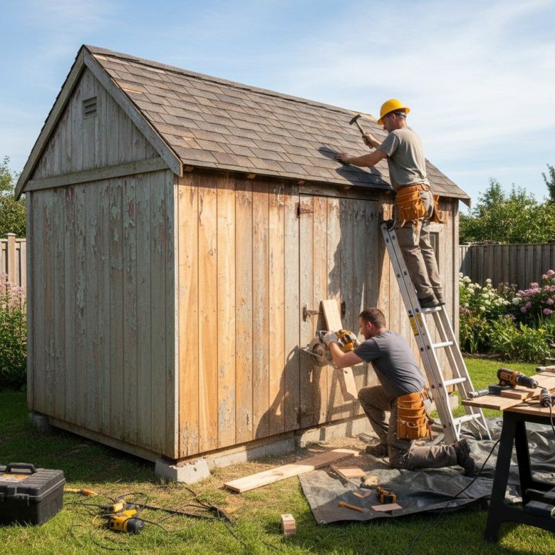 Weather Damage Repairs For Sheds, Barns, And Gazebos